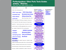 Tablet Screenshot of parttoolguidezo.com